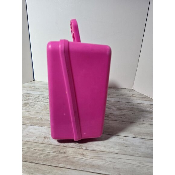 Barbie Thermos‎ lunch Box Pink Vintage 1990’s Collectible 1998 Pink Flower - Picture 2 of 5